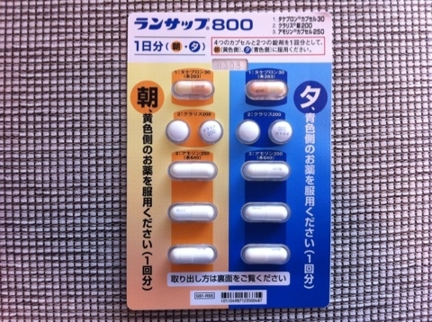ピロリ菌治療薬ランサップ800